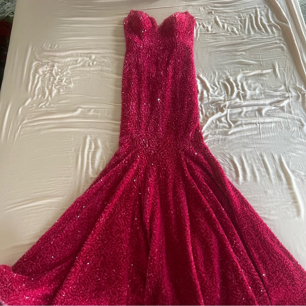 Scarlett Vibrant Pink Dress